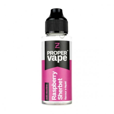 Raspberry Sherbet 100ml Shortfill E-Liquid by Proper Vapes