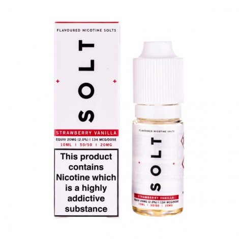 Strawberry Vanilla Nic Salt E-Liquid by SOLT