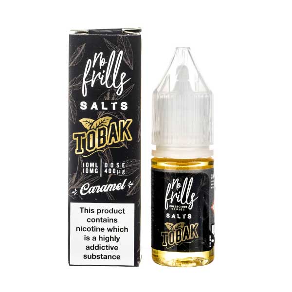 Caramel Tobacco Nic Salt E-Liquid by No Frills