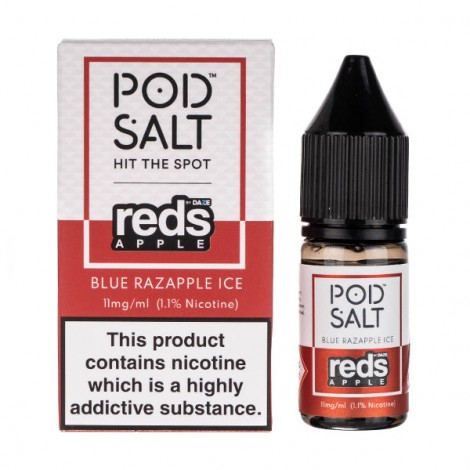 Blue Razapple Ice Nic Salt E-Liquid by Pod Salt