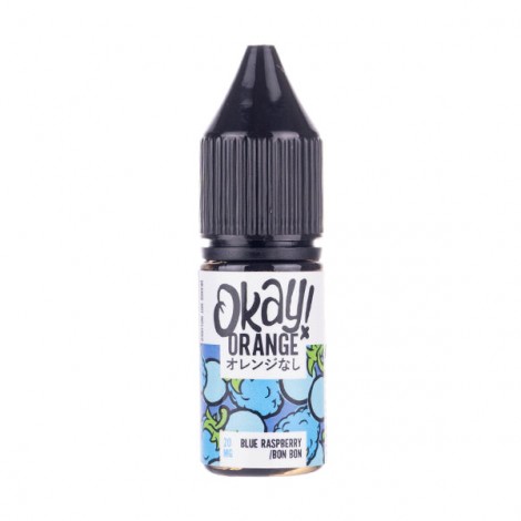 Blue Raspberry Bon Bon Nic Salt by Okay! Orange