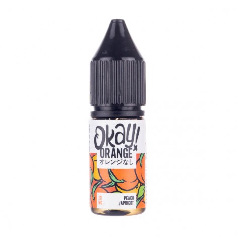 Peach & Apricot Nic Salt E-Liquid by Okay! Orange