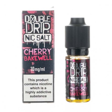 Cherry Bakewell Nic Salt E-Liquid by Double Drip