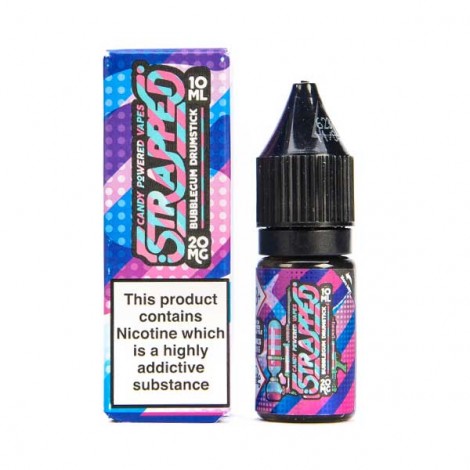 Bubblegum Drumstick Nic Salt E-Liquid by Strapped