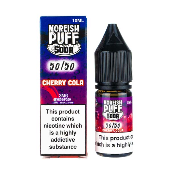 Cherry Cola Soda 50/50 E-Liquid by Moreish Puff