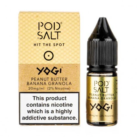 Peanut Butter Banana Nic Salt E-Liquid by Pod Salt