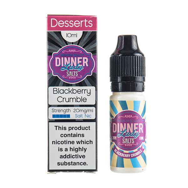 Blackberry Crumble Nic Salt E-Liquid by Dinner Lady