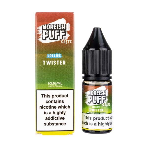 Twister Lollie Nic Salt E-Liquid by Moreish Puff