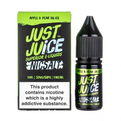 Apple & Pear On Ice Nic Salt by Just Juice