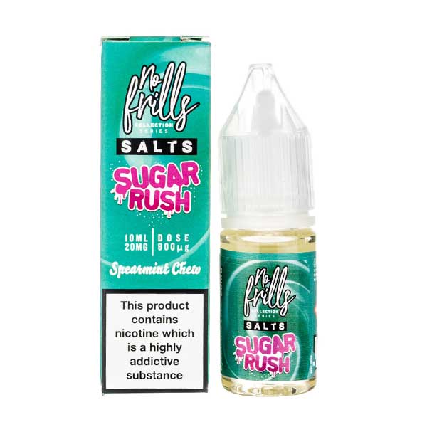 Spearmint Chew Nic Salt E-Liquid by No Frills