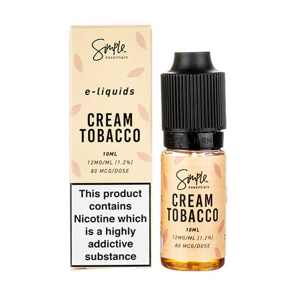 Cream Tobacco E-Liquid by Simple Essentials