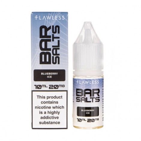 Blueberry Ice Nic Salt E-Liquid by Flawless Bar Salts